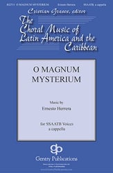 O Magnum Mysterium SSAATB choral sheet music cover